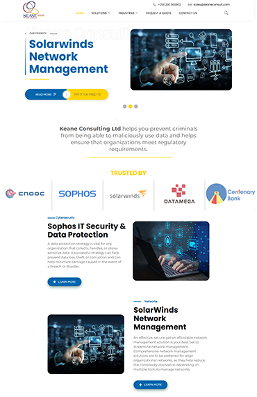 keaneconsult-home page