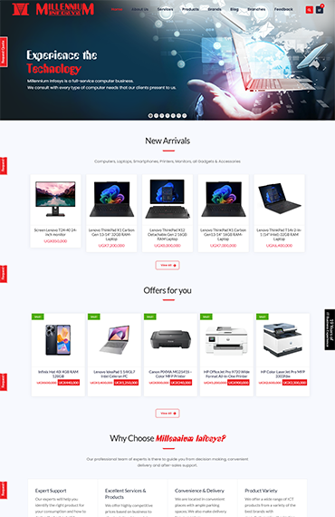 millenniuminfosys-home page