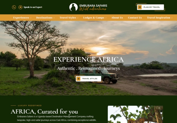 Emburara safaris Homepage