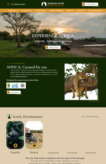 emburara safaris- Home page